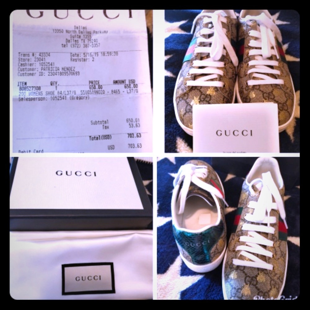 Women's size 8 Gucci shoes